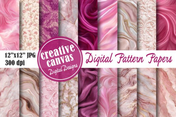 Marble Luxury Abstract Digital Paper: Elevate Your Creative Projects with Elegance