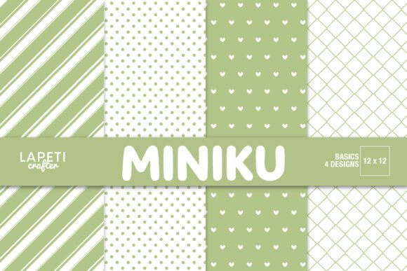 Pastel Green Digital Papers Set: A Versatile Creative Resource