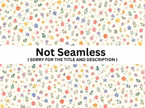 Tiny Ditsy Floral Seamless Digital Paper