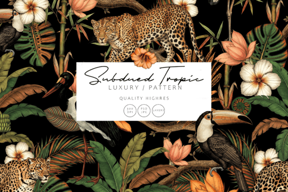Wildlife Seamless Pattern